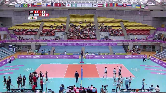 Taipei 2017 | Volleyball | Women | ARG v CAN