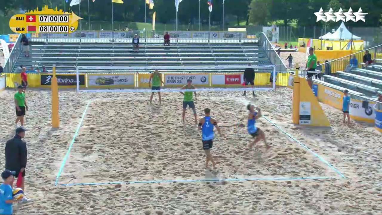 Munich 2018 Beach Volleyball 1/8 Finals Day 3 Morning Session