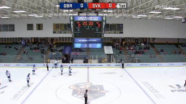 SVK v GBR - (M) Ice Hockey Qualifiers...