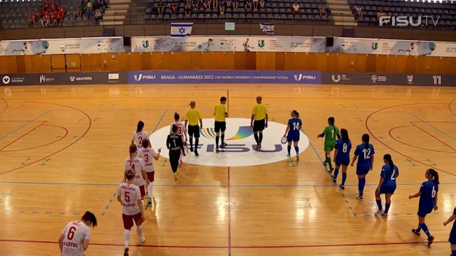 (W) Poland v Israel - Day 1 - 2022 FISU Championship Futsal