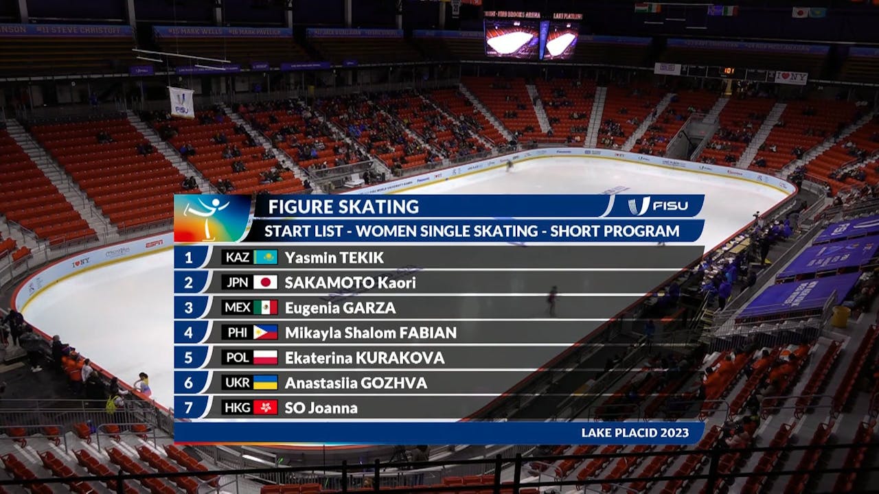 Lake Placid 2023 Figure Skating Women Short Programme Lake