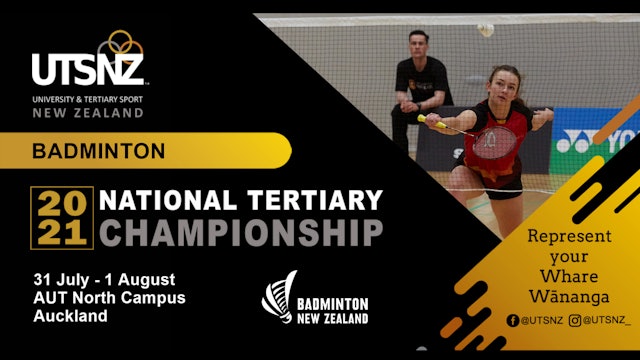 New Zealand | Tertiary Badminton Championship | Semi-Final & Grand-Final