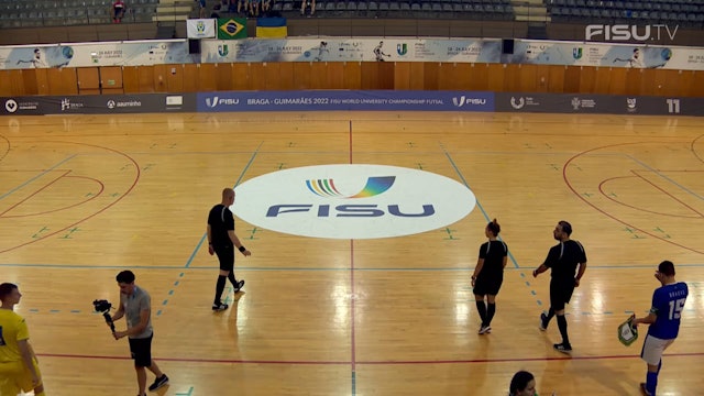 (M) Ukraine v Brazil - Day 2 - 2022 FISU Championship Futsal