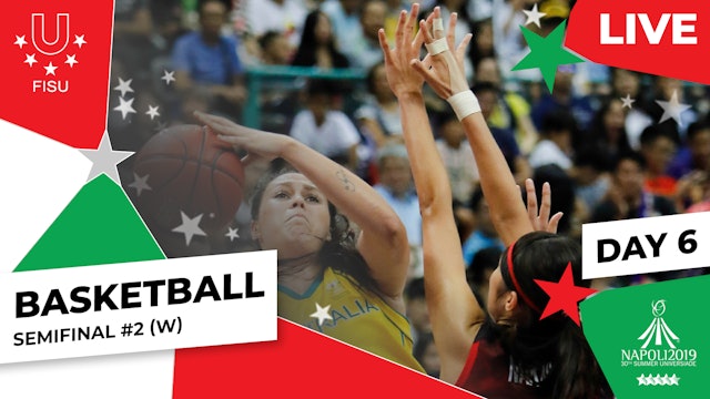 Napoli 2019 | Basketball | Women | Semi-Final | AUS v POR