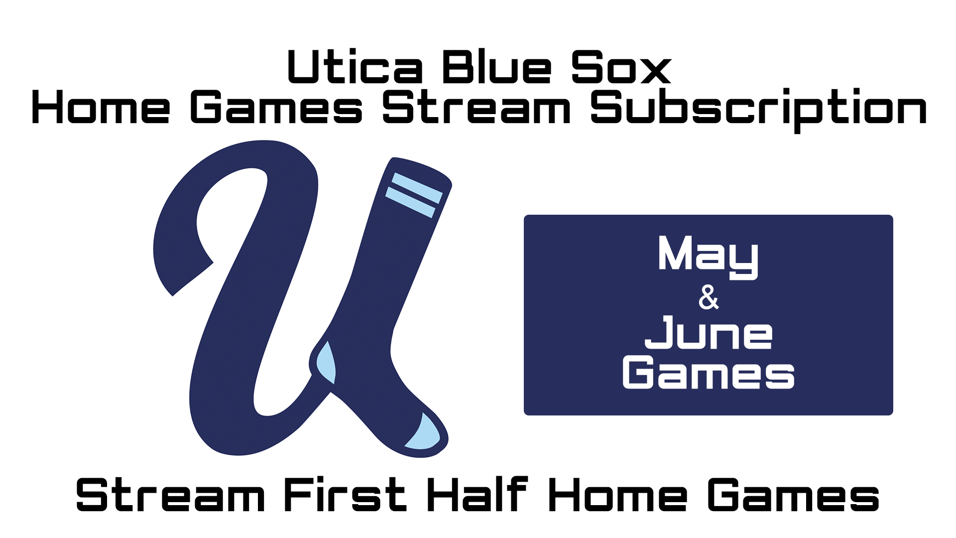 2025 Utica Blue Sox Home Games 06/11 - 06/30 