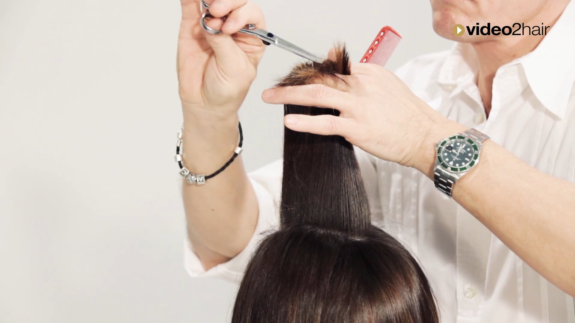 #06 -  POINT CUT TOP HAIR  - ROUND bob