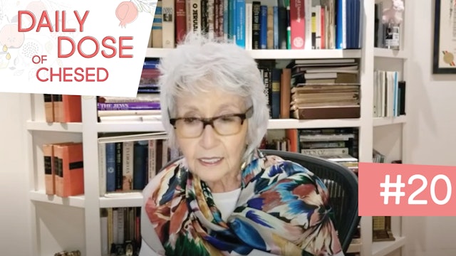 Daily Dose of Chesed #20 With Sylvia Bernstein-Tregub