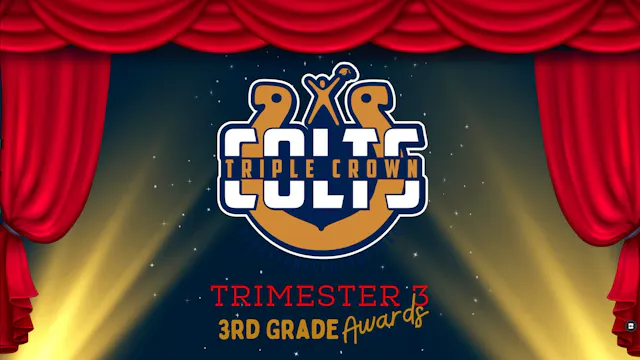 TCE 3rd Grade Trimester Awards 2026