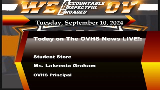 OVHS News 09/10/24