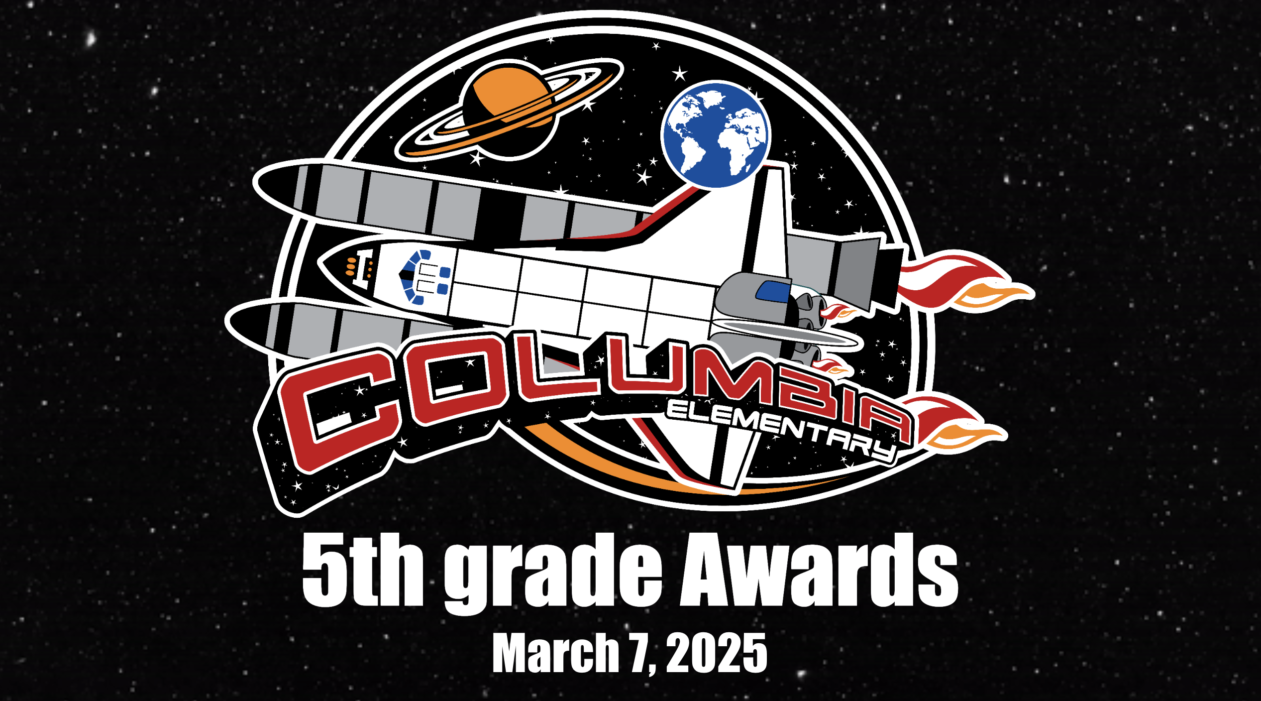 Columbia Elementary 5th grade Awards - March 7, 2025