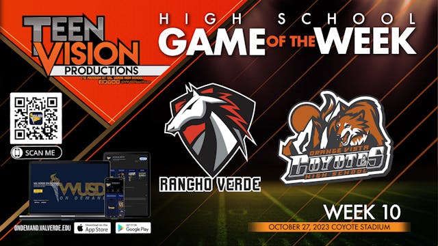 10/27/23 HS Football wk10 Rancho Verd...