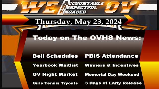 OVHS News LIVE!