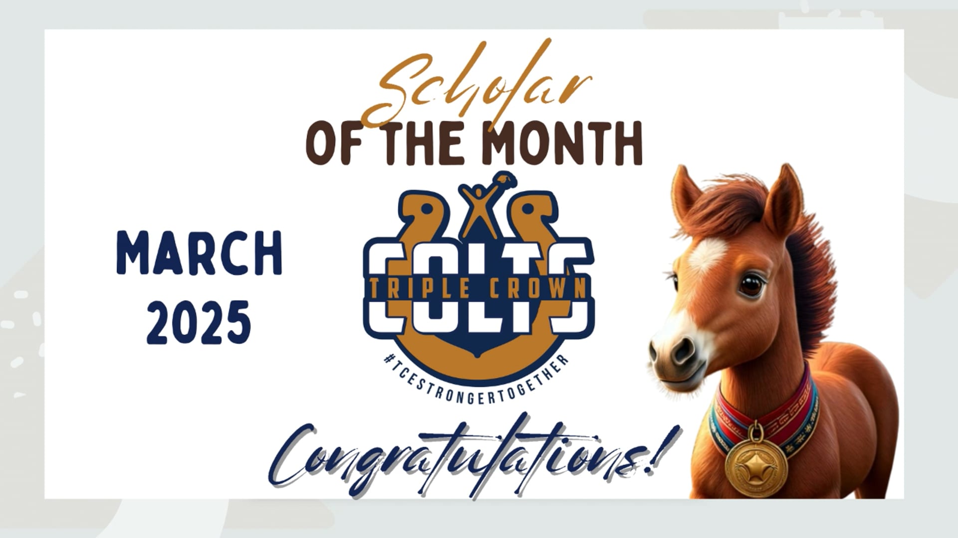 Scholar of the Month March 2025