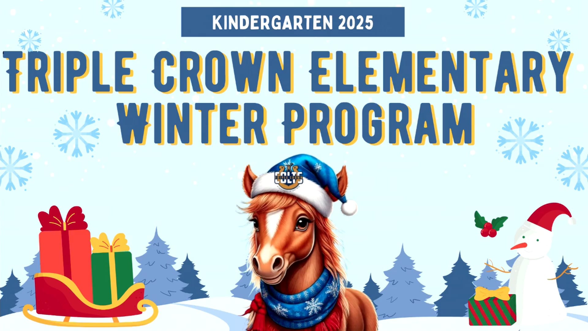 TCE Kindergarten winter program 2025