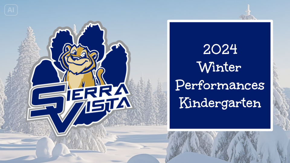 Kindergarten Winter Performance 2024