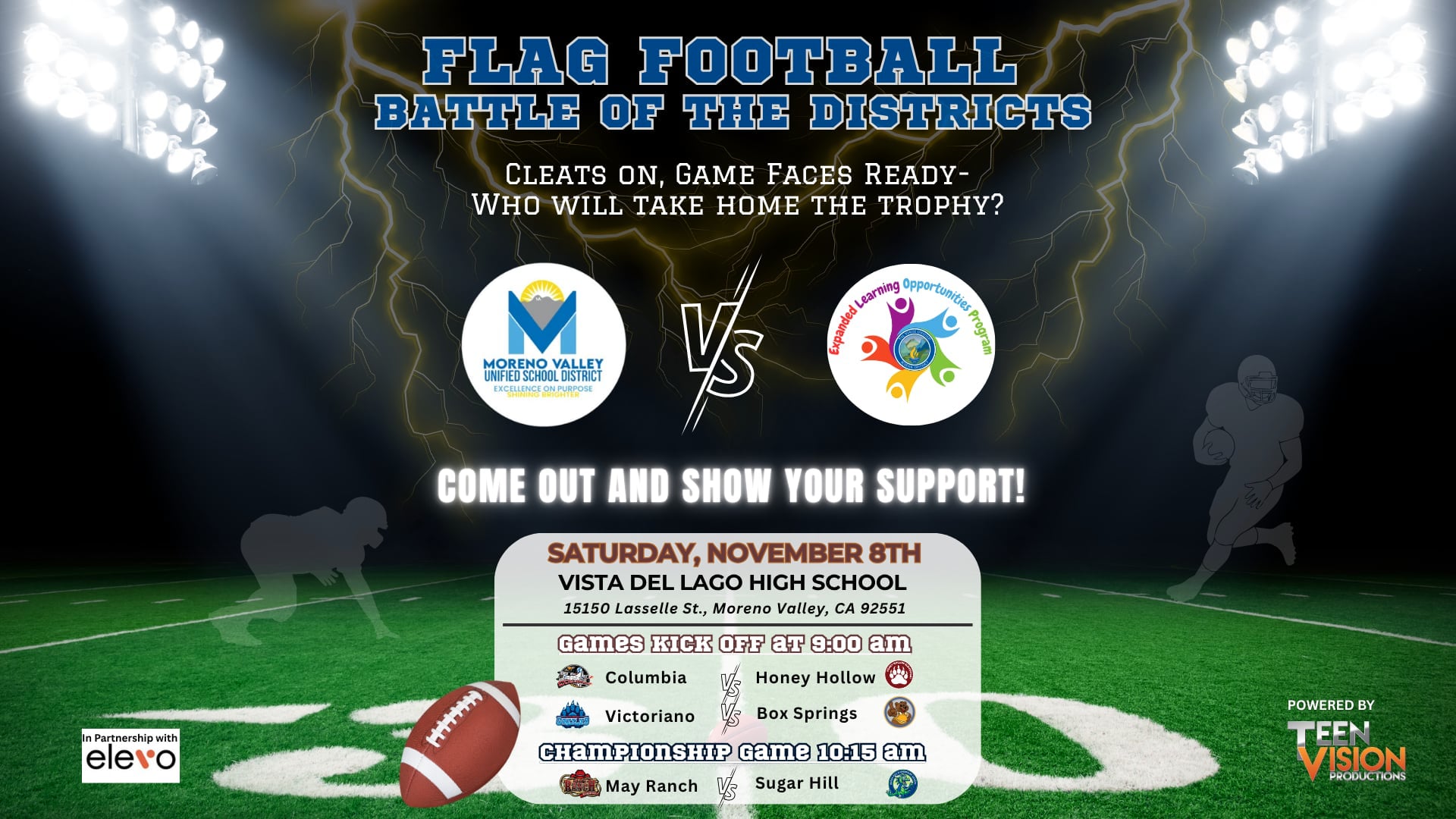 11/8/25 Flag Football  Battle of the Districts