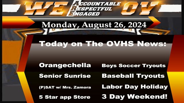 OVHS News LIVE!