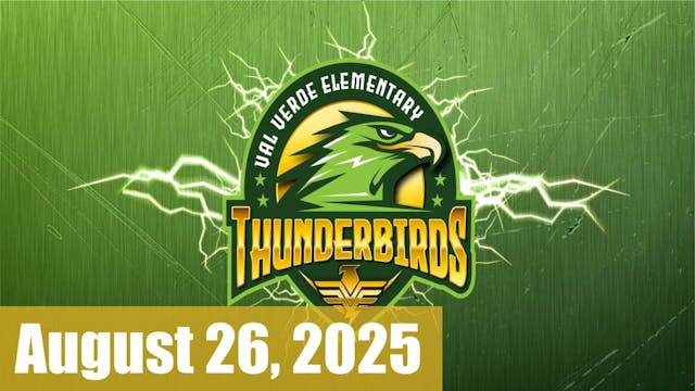 Thunderbird News! 8-26-25