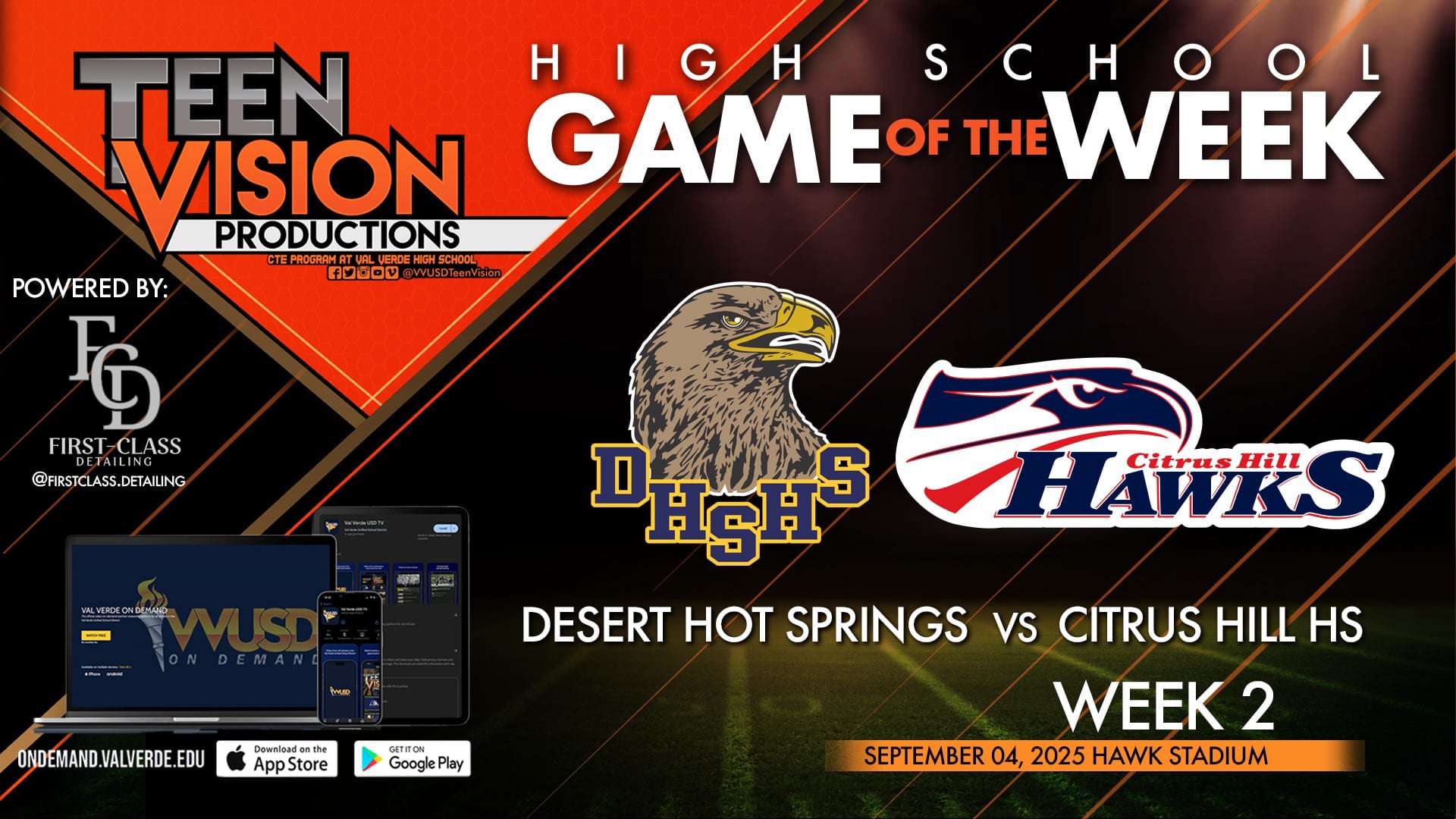 09/04/25 HS Football wk2 Citrus Hill vs Desert Hot Springs