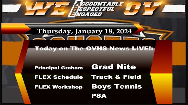 OVHS News - 01/18/2024