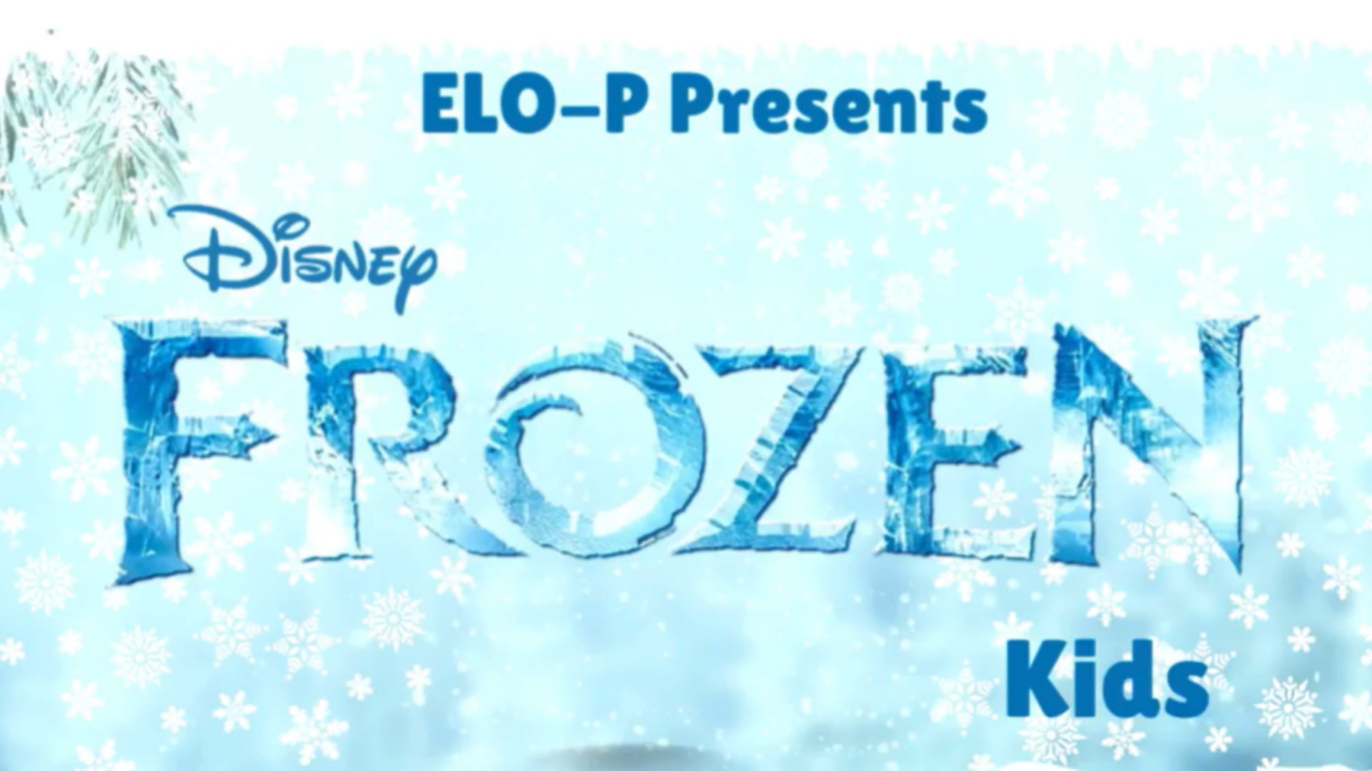 TCE Frozen Kids 2026- Blue Cast