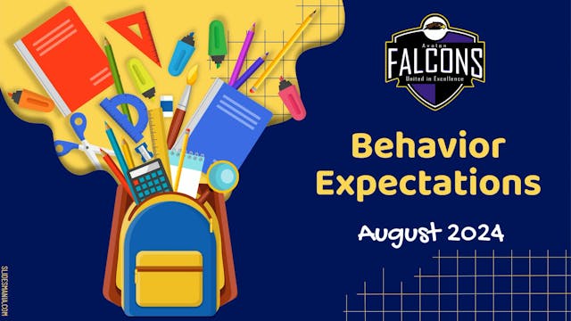 Avalon Behavior Expectations 2024-2025