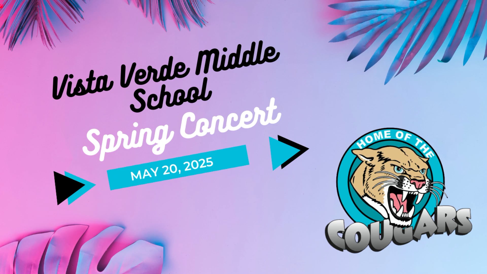 Vista Verde Middle School Spring Concert 2025