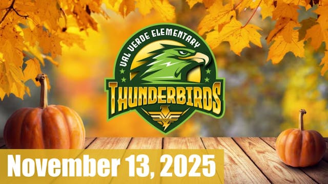 Thunderbird News! 11-13-25