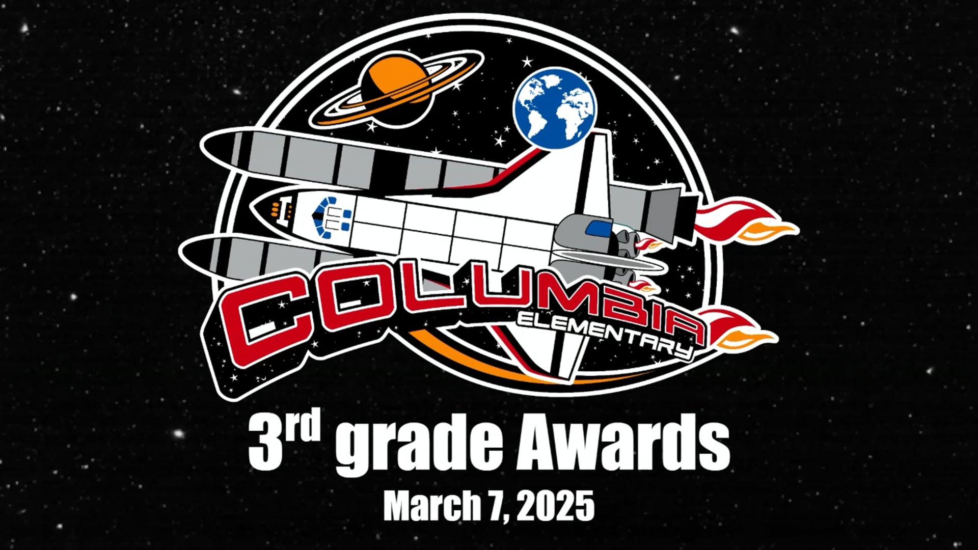 Columbia Elementary 3rd grade Awards - March 7, 2025
