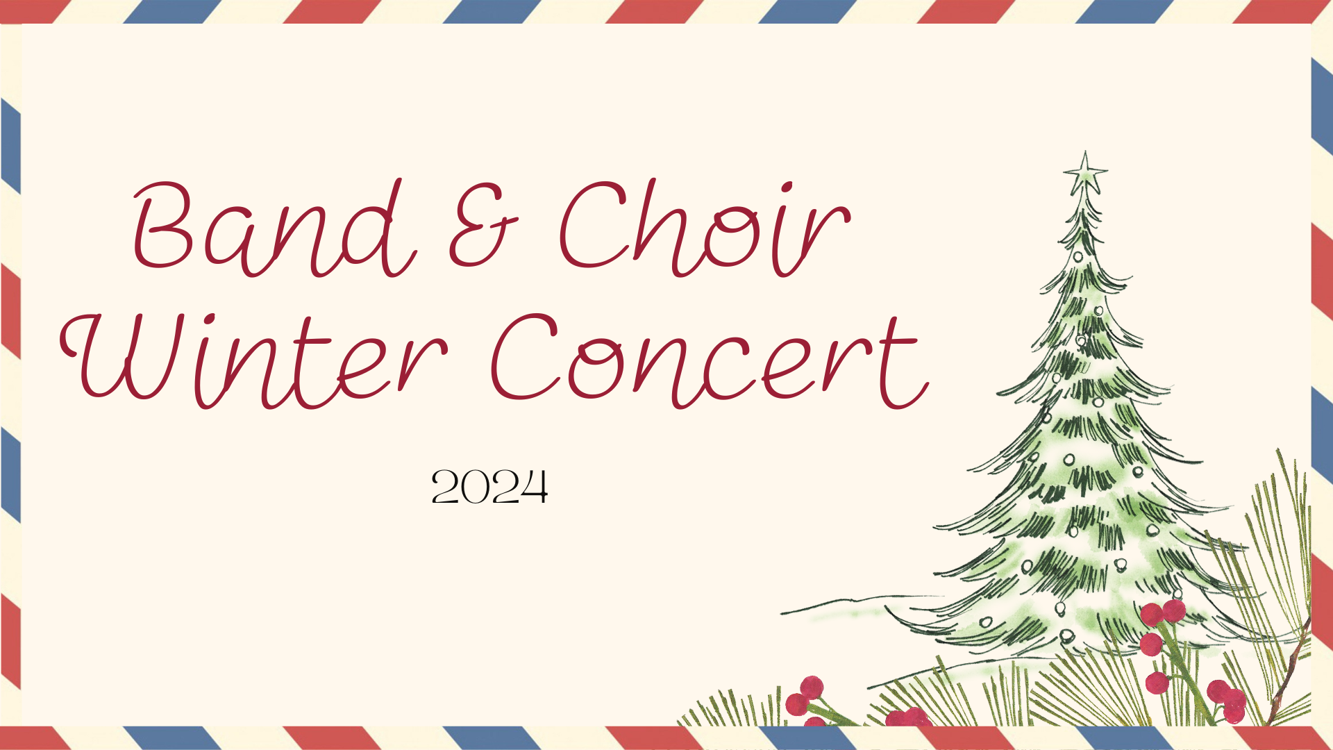 Band and Choir Winter Concert 2024