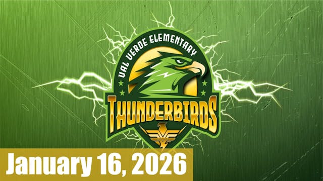Thunderbird News! 1-16-26