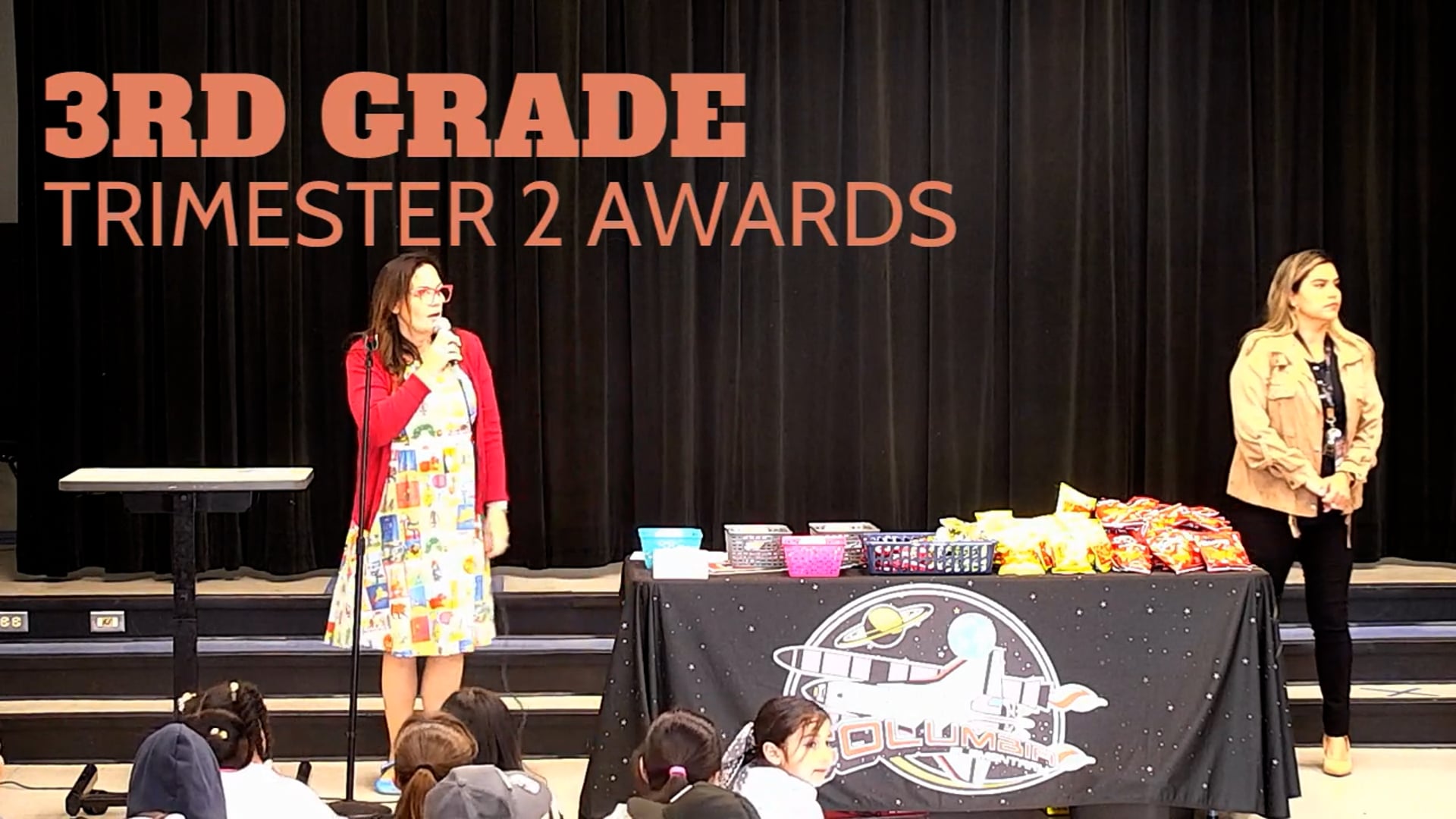 Columbia Elementary premios de 3° grado del segundo trimestre