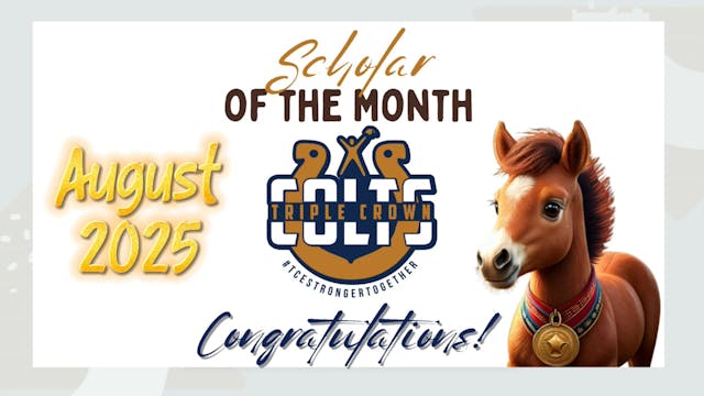 August 2025 Scholar of the Month