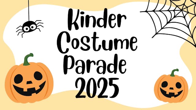 Kinder Costume Parade 2025