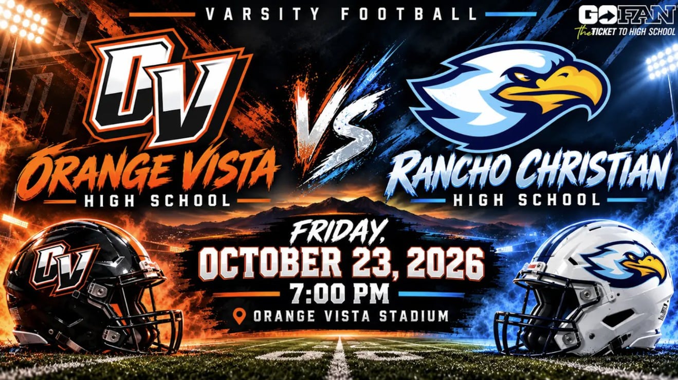 10/23/26 HS Football wk9 Orange Vista vs Rancho Christian HS
