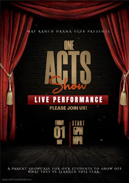 May Ranch Drama Presents:  One Acts S...