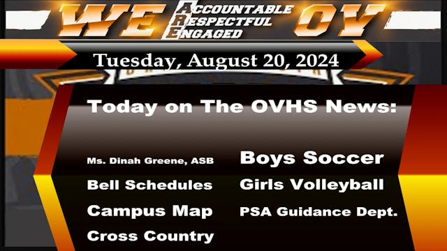 OVHS News LIVE!