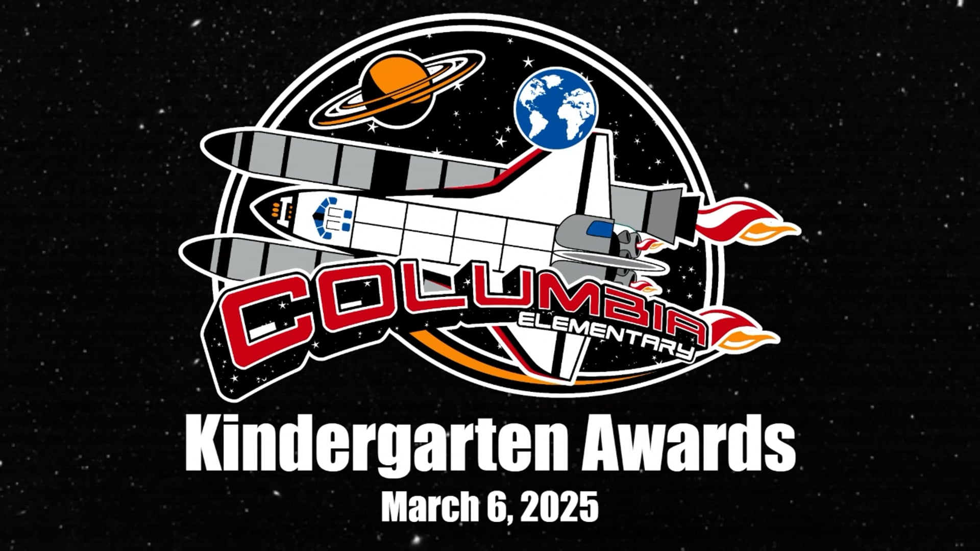 Columbia Elementary Kindergarten Awards - March 6, 2025