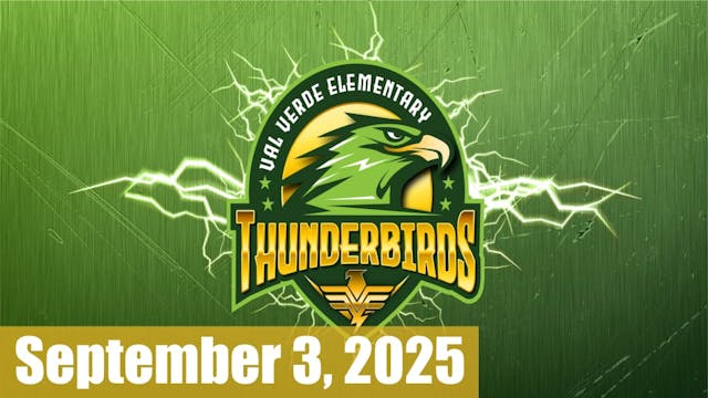 Thunderbird News! 9-3-25