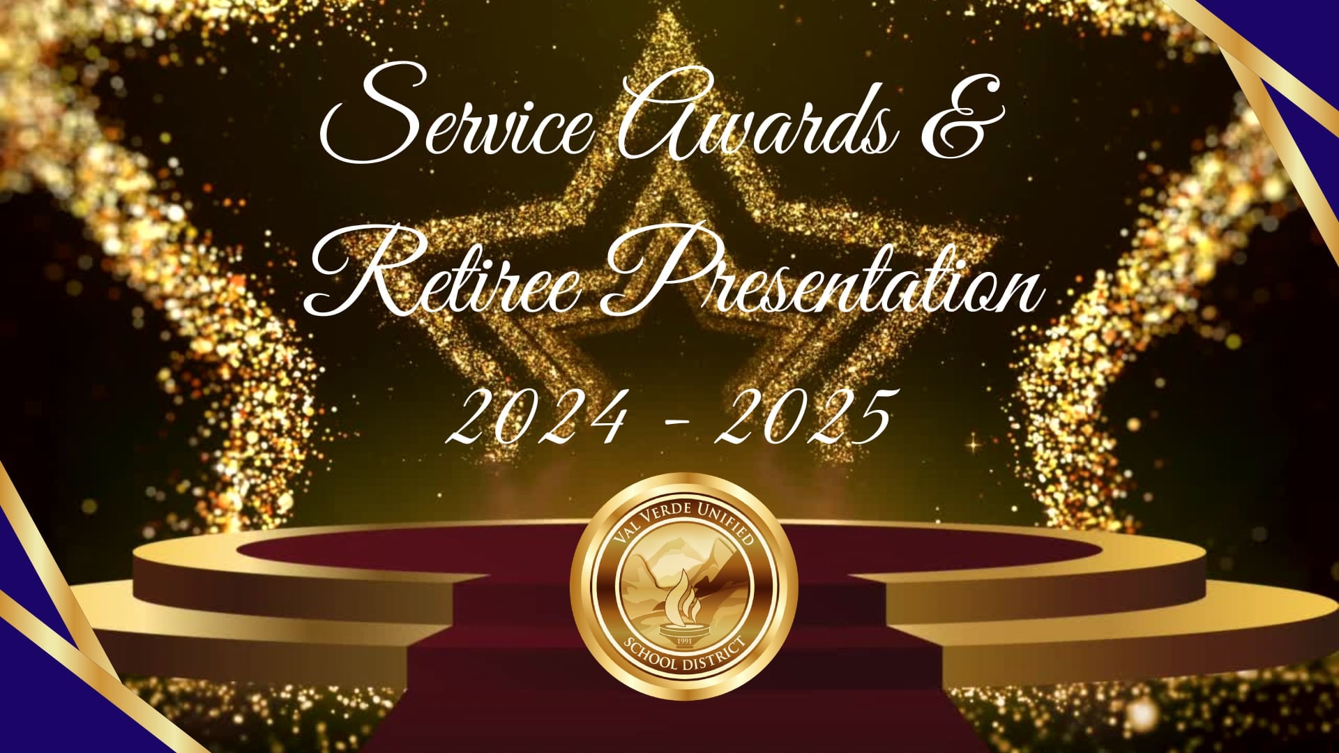 Val Verde Retiree & Service Award Presentation May 14, 2025