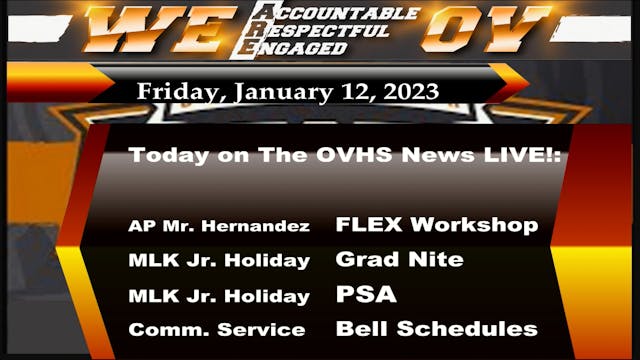 OVHS News 1/12/24