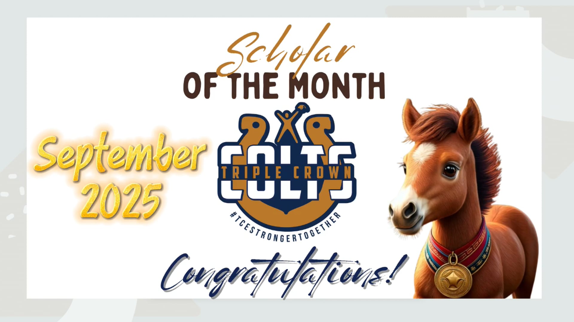 September 2025 Scholar of the Month
