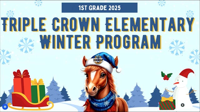 TCE- 1st Grade Winter Performance