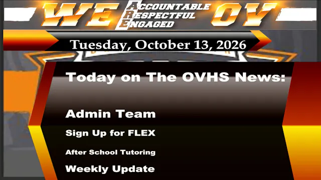 10/13/26 OVHS News