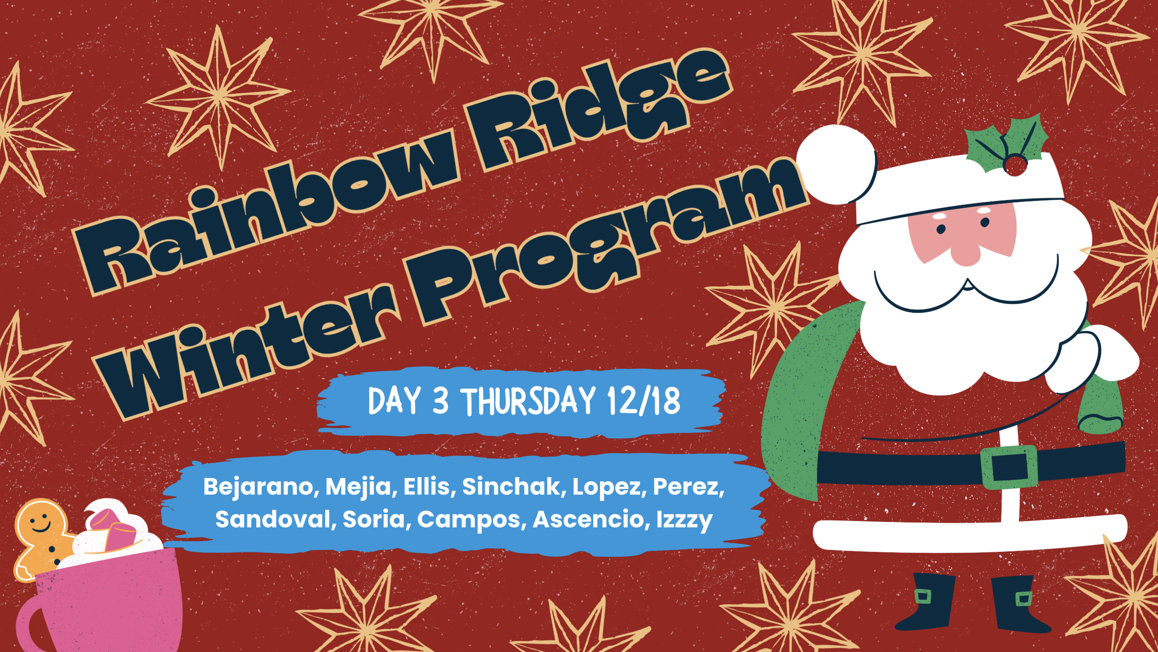 RRES Winter Program Day 312/18