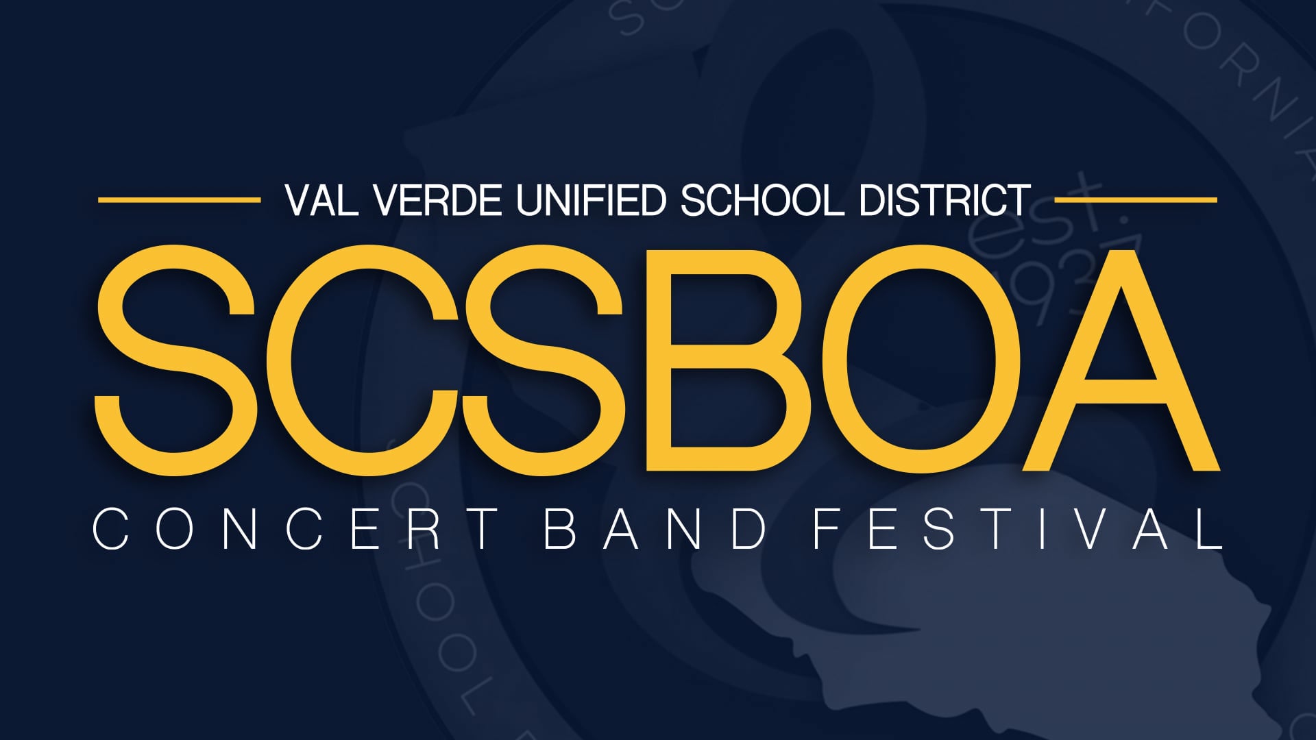 SCSBOA Band Festival 03/13/26