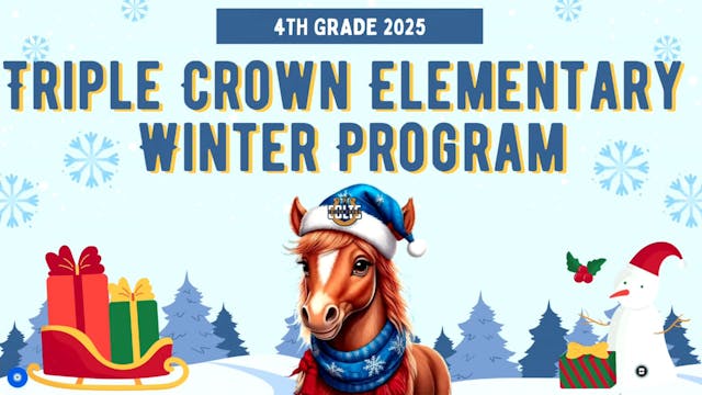 TCE- 4th Grade Winter Performance