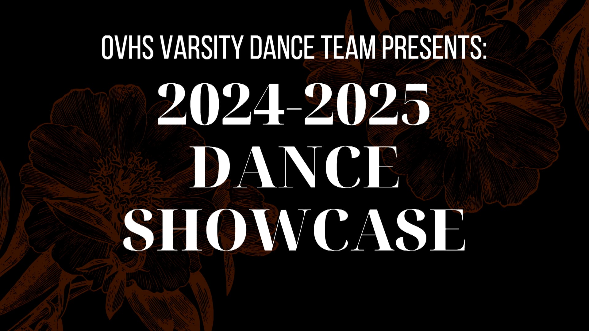 Orange Vista HS Spring Dance Recital 2025