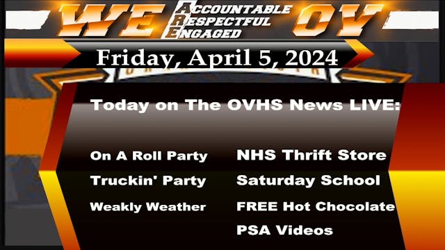 OVHS News - 04/05/2024