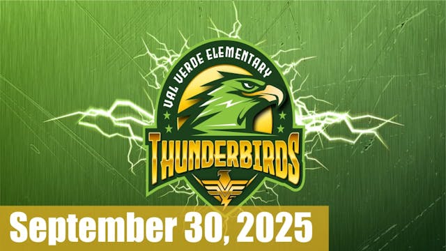Thunderbird News! 9-30-25